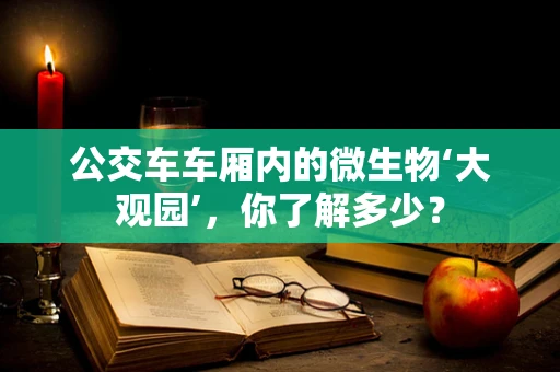 公交车车厢内的微生物‘大观园’，你了解多少？