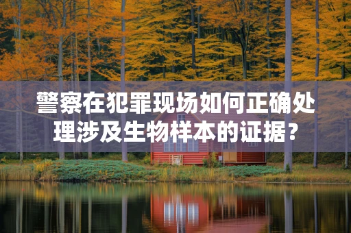 警察在犯罪现场如何正确处理涉及生物样本的证据？