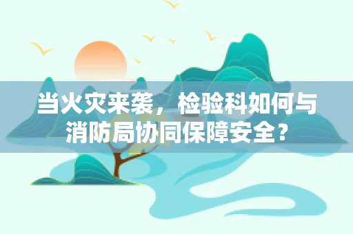 当火灾来袭，检验科如何与消防局协同保障安全？