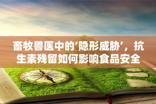 畜牧兽医中的‘隐形威胁’，抗生素残留如何影响食品安全？