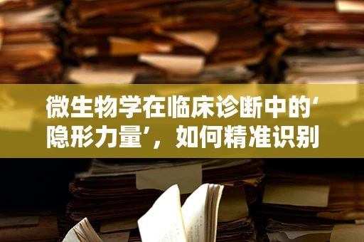 微生物学在临床诊断中的‘隐形力量’，如何精准识别‘幕后黑手’？