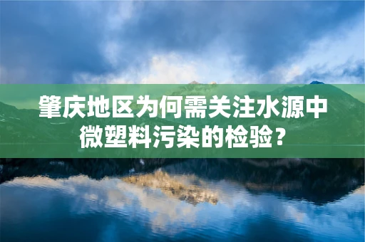 肇庆地区为何需关注水源中微塑料污染的检验？