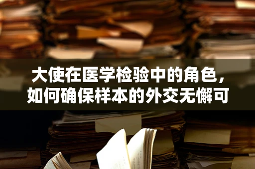 大使在医学检验中的角色，如何确保样本的外交无懈可击？